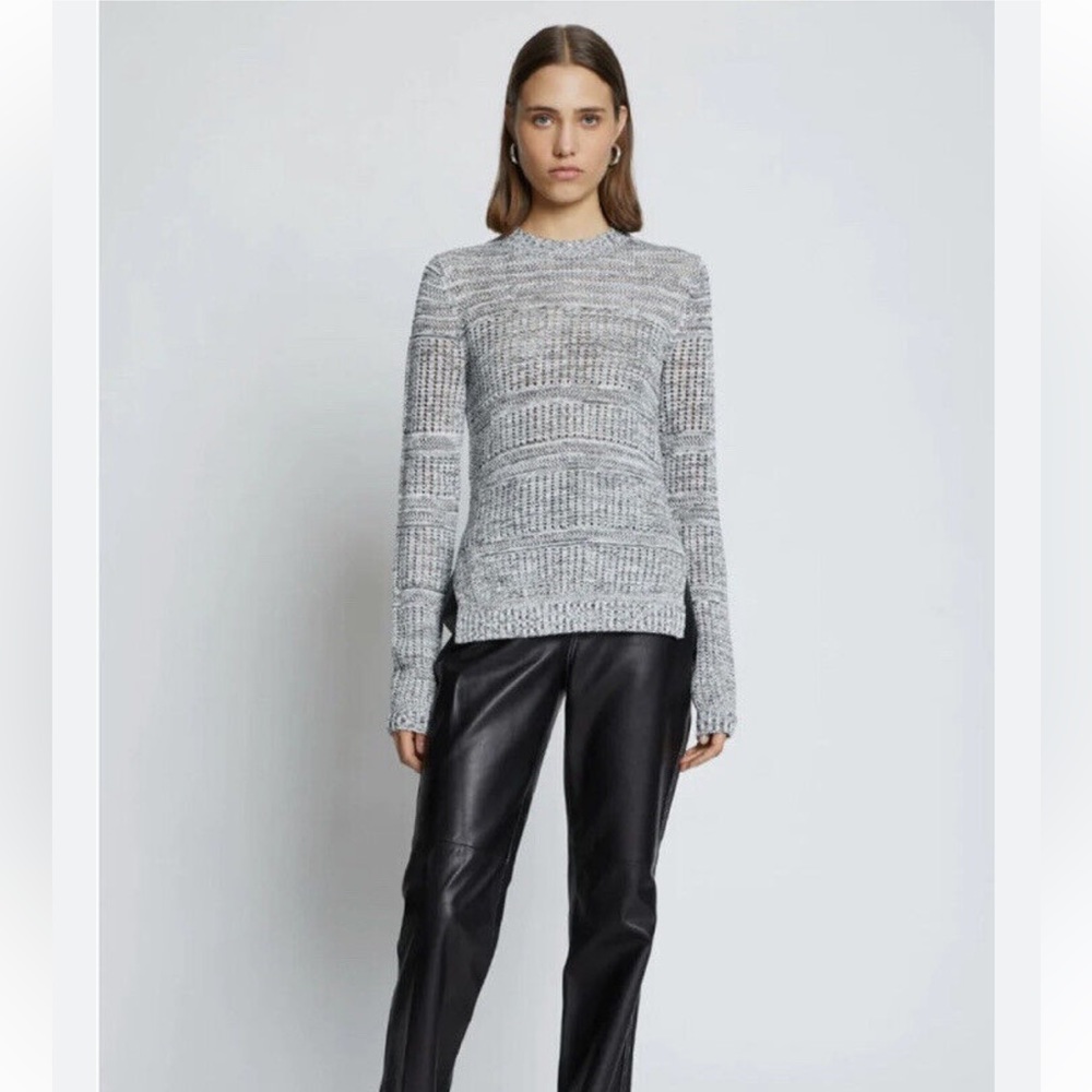 NWOT XL Proenza schooler white label silk and cotton sweater